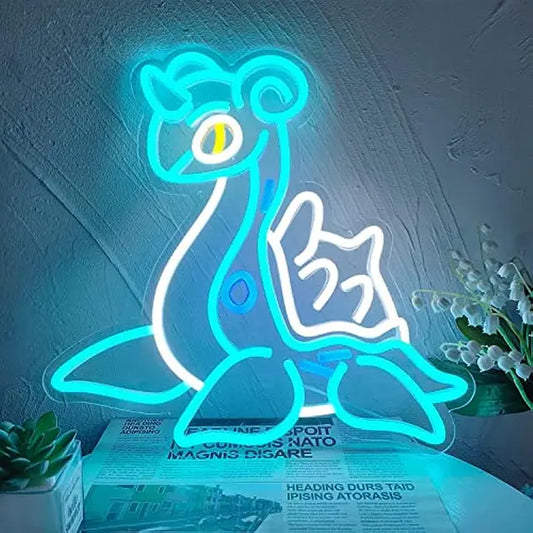 Anime Dragon Neon Sign Janpanese Neon Light for Game Room Bedroom Wall Decor Best Gifts for Anime Lovers USB Powered Anime Light